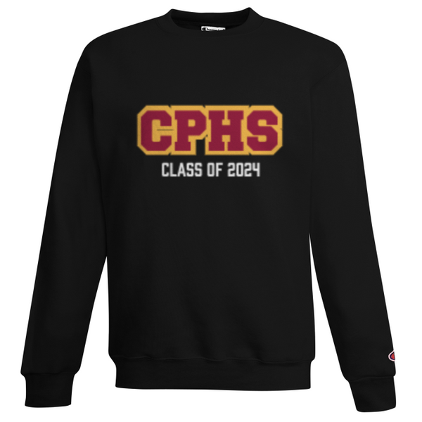 Twill Embroidered "CPHS 2024" Champion Crewneck GRADWEAR